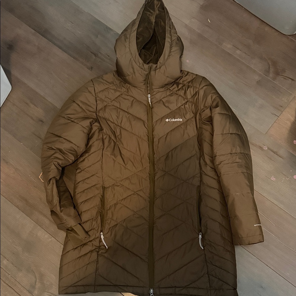 Columbia Women's Olive Puffer Coat